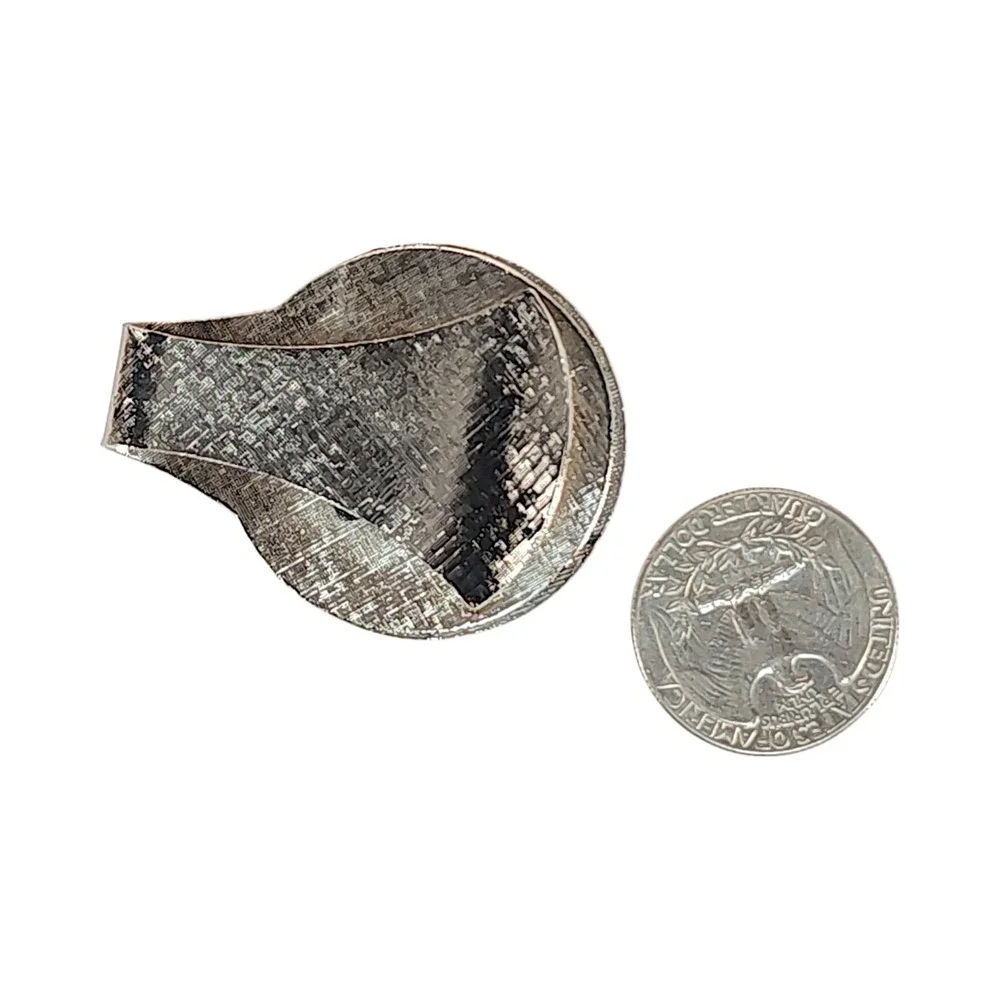 Vintage Stove Salesman Silver and Black one Money Clip